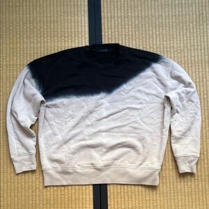Gradient Black and Cream women’s Sweater